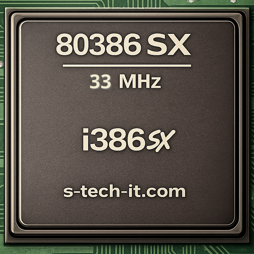 S-TECH 386 SX 33 MHz
